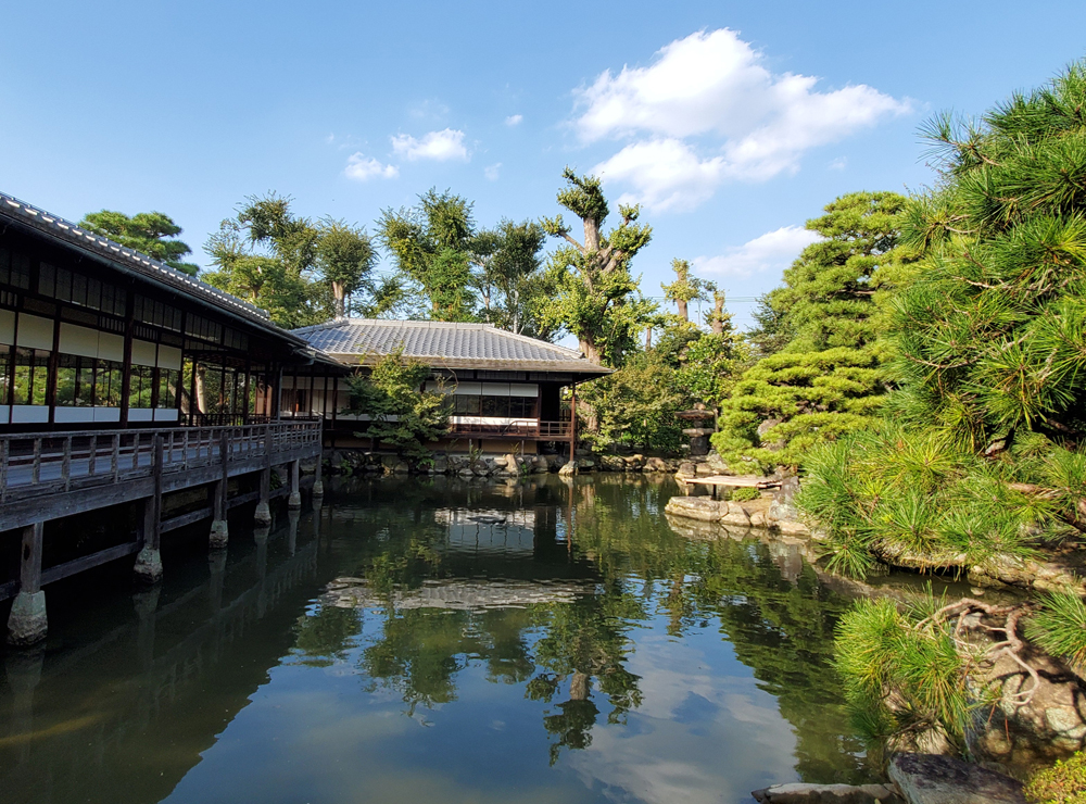 Shōsei-en Garden in Kyoto, Japan.